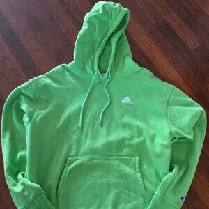 Men's Champion Pullover Fleece hoodie green Size XL